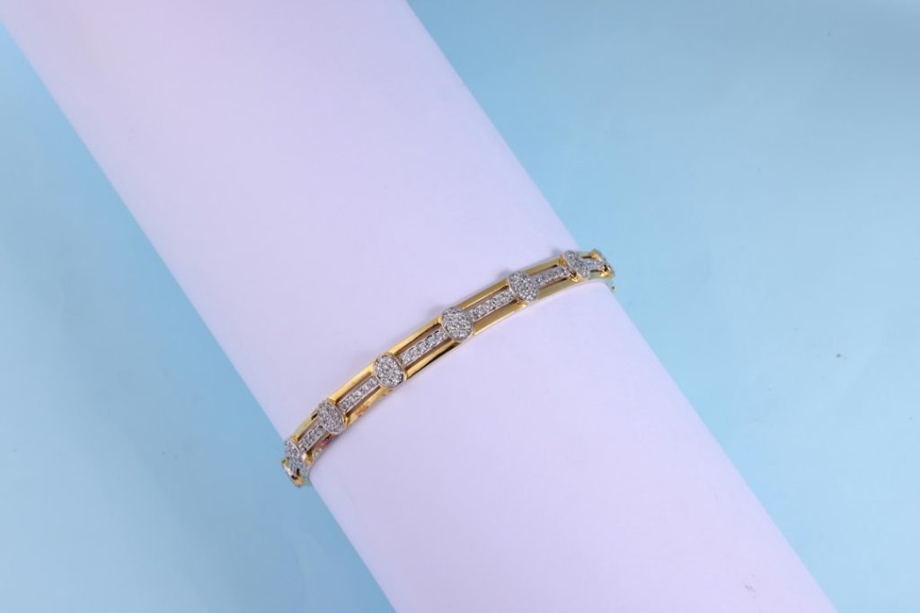 A close up of a ring on a napkin